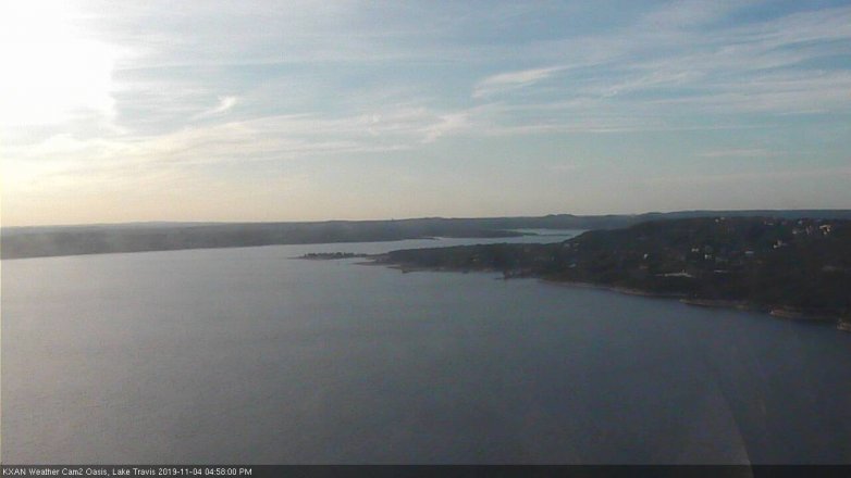 Lake Travis webcam, November 4, 2019 4:00 PM CT