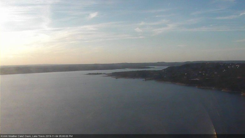 Lake Travis webcam, November 4, 2019 4:10 PM CT