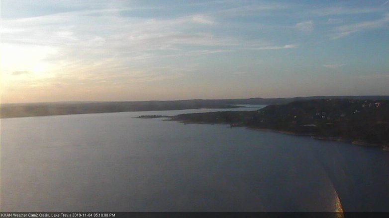 Lake Travis webcam, November 4, 2019 4:20 PM CT