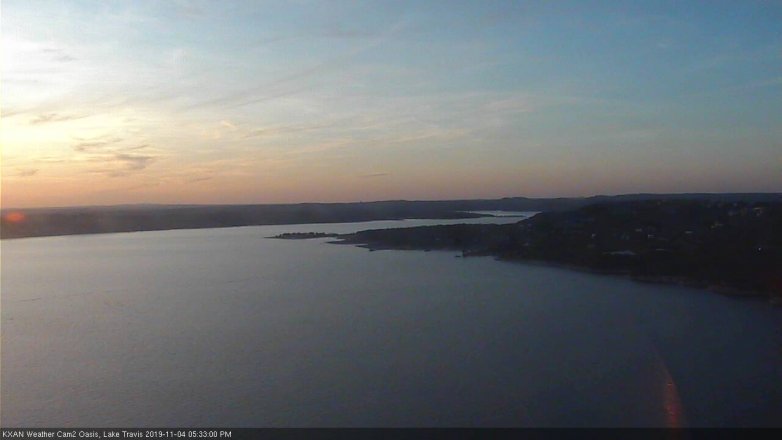 Lake Travis webcam, November 4, 2019 4:35 PM CT