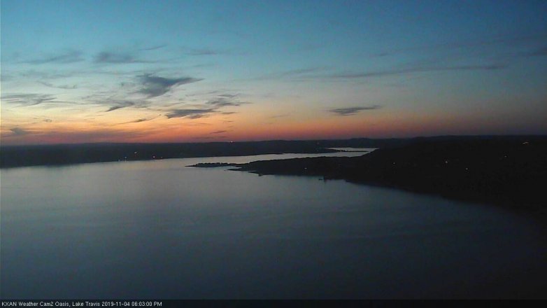 Lake Travis webcam, November 4, 2019 5:05 PM CT