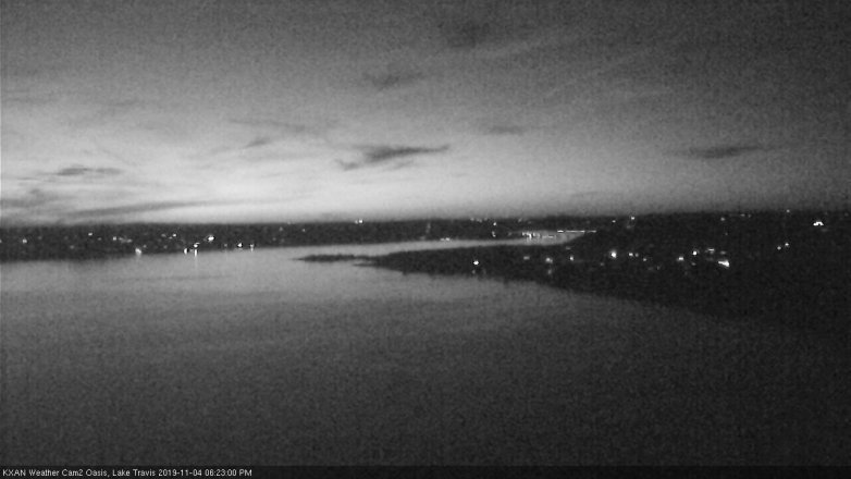 Lake Travis webcam, November 4, 2019 5:25 PM CT