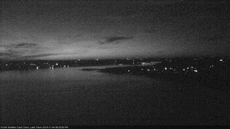 Lake Travis webcam, November 4, 2019 5:30 PM CT