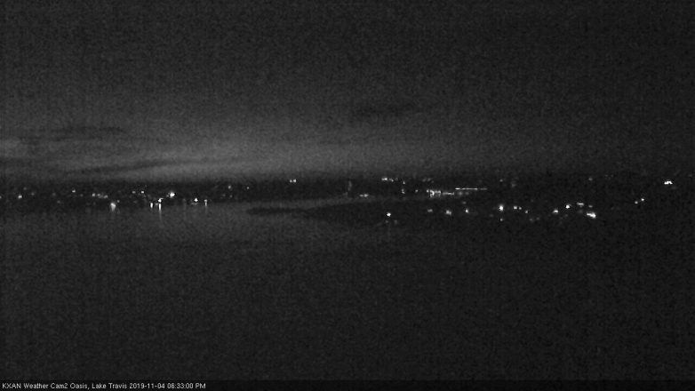 Lake Travis webcam, November 4, 2019 5:35 PM CT