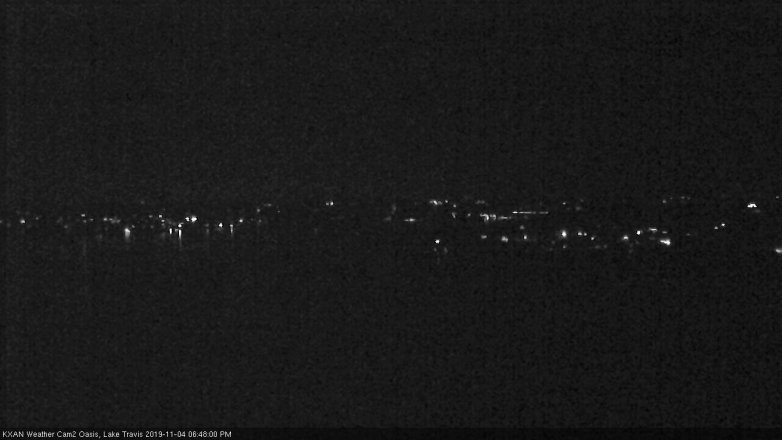 Lake Travis webcam, November 4, 2019 5:50 PM CT