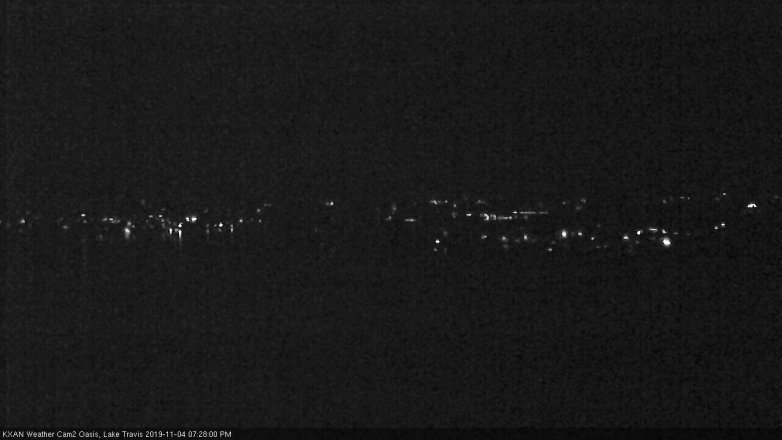 Lake Travis webcam, November 4, 2019 6:30 PM CT