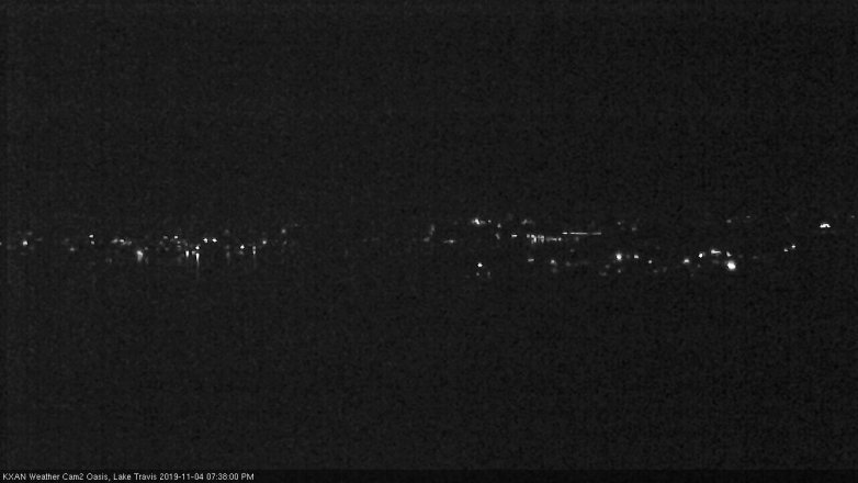 Lake Travis webcam, November 4, 2019 6:40 PM CT