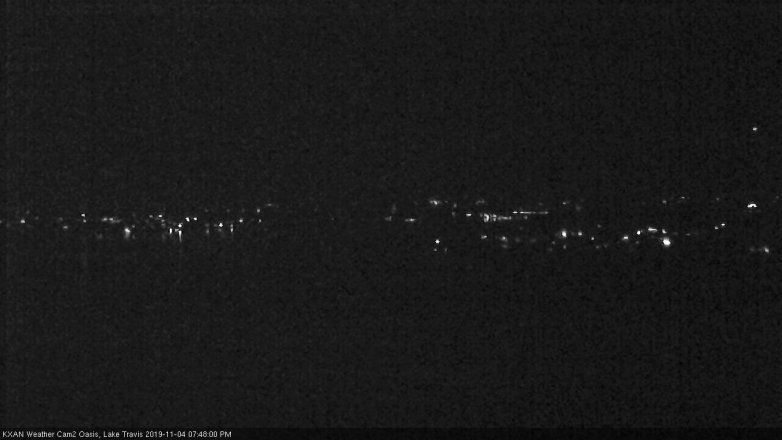 Lake Travis webcam, November 4, 2019 6:50 PM CT