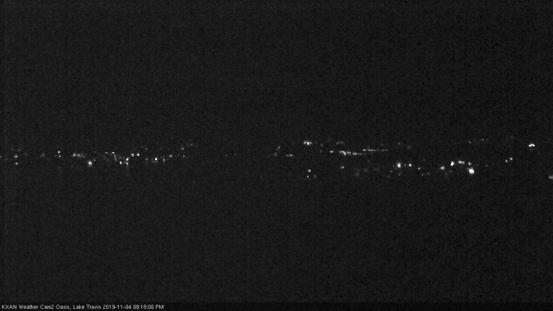 Lake Travis webcam, November 4, 2019 7:20 PM CT