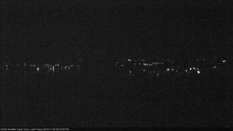 Lake Travis webcam, November 4, 2019 7:35 PM CT
