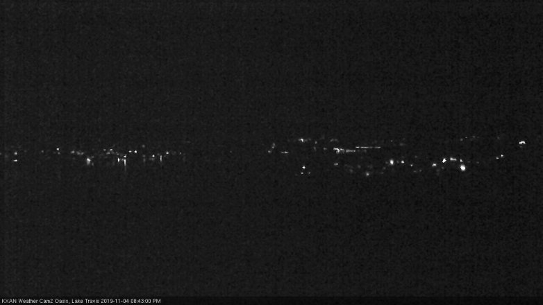 Lake Travis webcam, November 4, 2019 7:45 PM CT