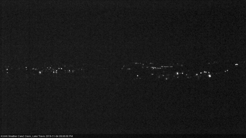 Lake Travis webcam, November 4, 2019 8:10 PM CT