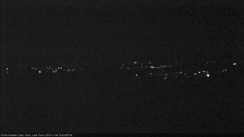 Lake Travis webcam, November 4, 2019 9:05 PM CT