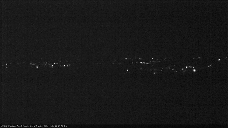Lake Travis webcam, November 4, 2019 9:15 PM CT