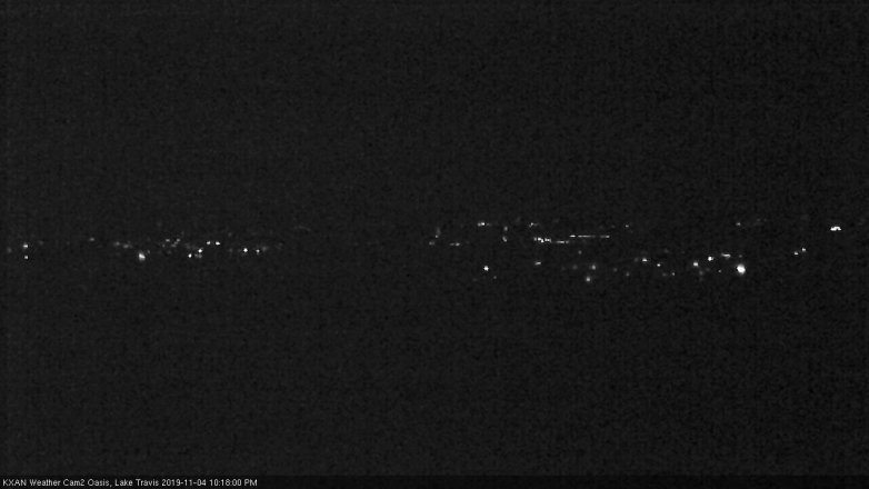 Lake Travis webcam, November 4, 2019 9:20 PM CT