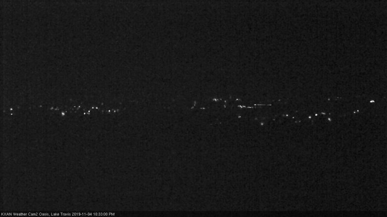 Lake Travis webcam, November 4, 2019 9:35 PM CT