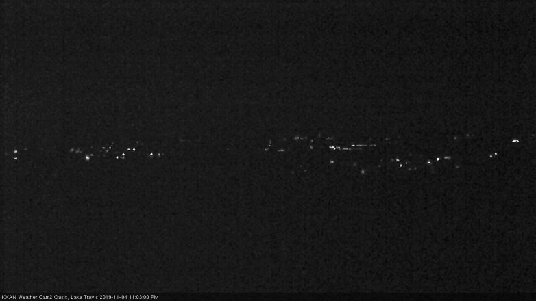 Lake Travis webcam, November 4, 2019 10:05 PM CT