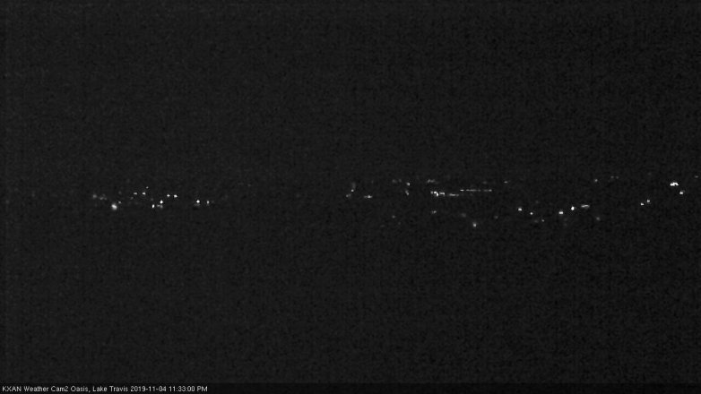 Lake Travis webcam, November 4, 2019 10:35 PM CT