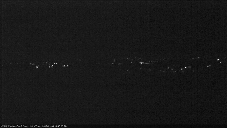 Lake Travis webcam, November 4, 2019 10:45 PM CT