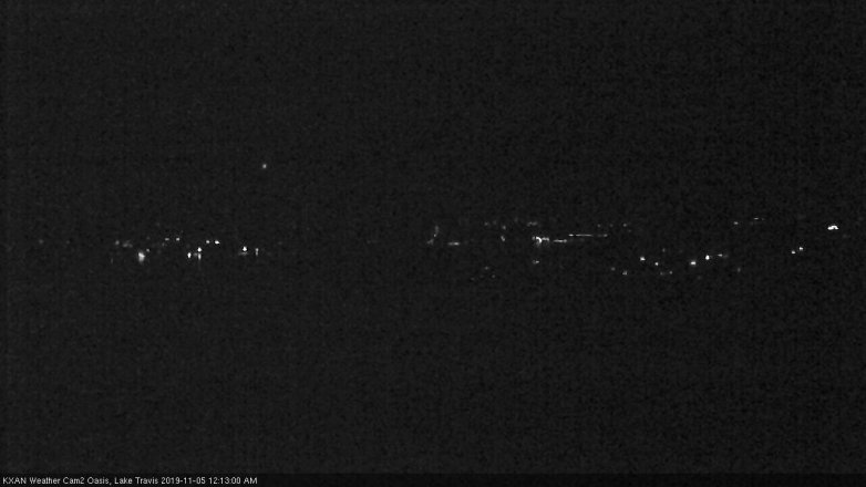Lake Travis webcam, November 4, 2019 11:15 PM CT