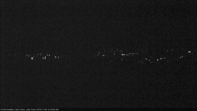 Lake Travis webcam, November 4, 2019 11:20 PM CT