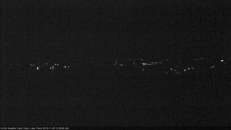 Lake Travis webcam, November 4, 2019 11:40 PM CT