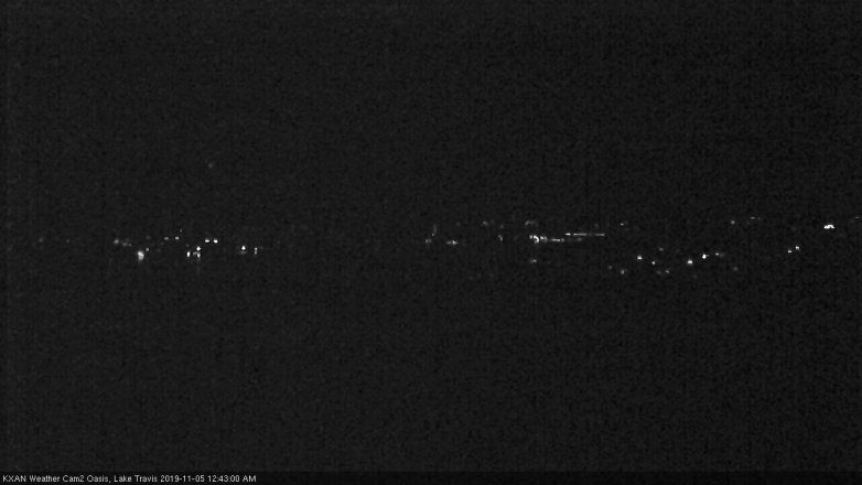 Lake Travis webcam, November 4, 2019 11:45 PM CT