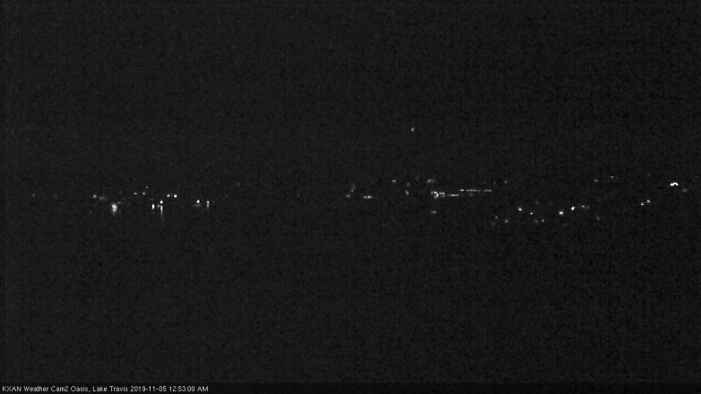 Lake Travis webcam, November 4, 2019 11:55 PM CT