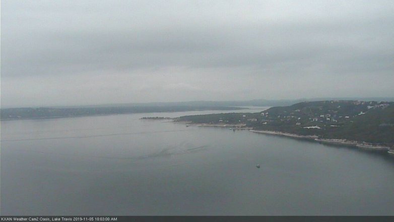 Lake Travis webcam, November 5, 2019 9:05 AM CT