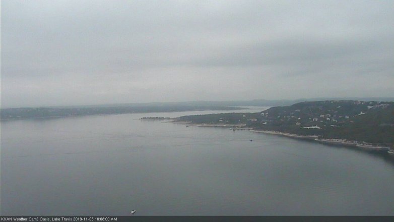 Lake Travis webcam, November 5, 2019 9:10 AM CT
