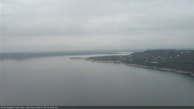 Lake Travis webcam, November 5, 2019 9:20 AM CT