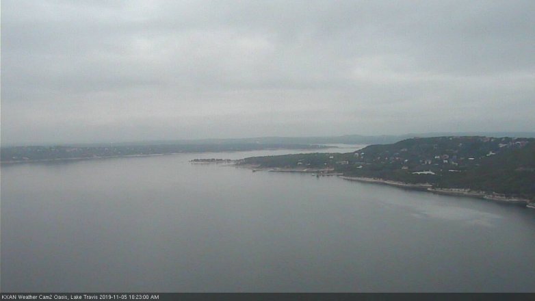 Lake Travis webcam, November 5, 2019 9:25 AM CT