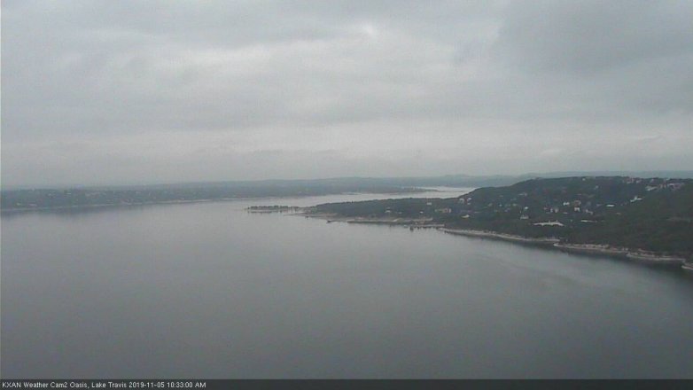 Lake Travis webcam, November 5, 2019 9:35 AM CT
