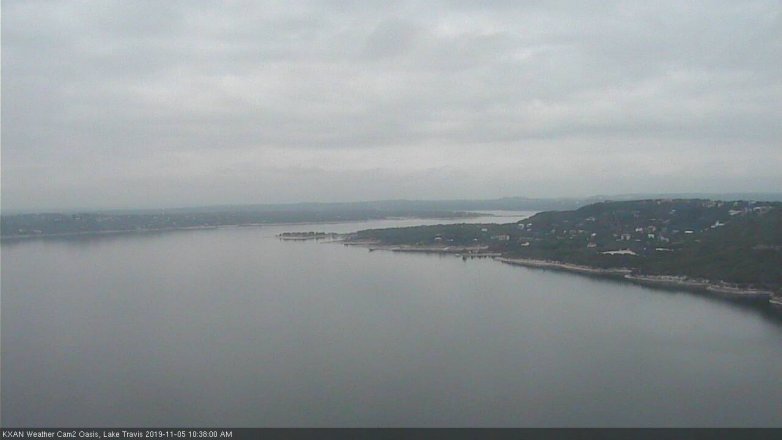 Lake Travis webcam, November 5, 2019 9:40 AM CT