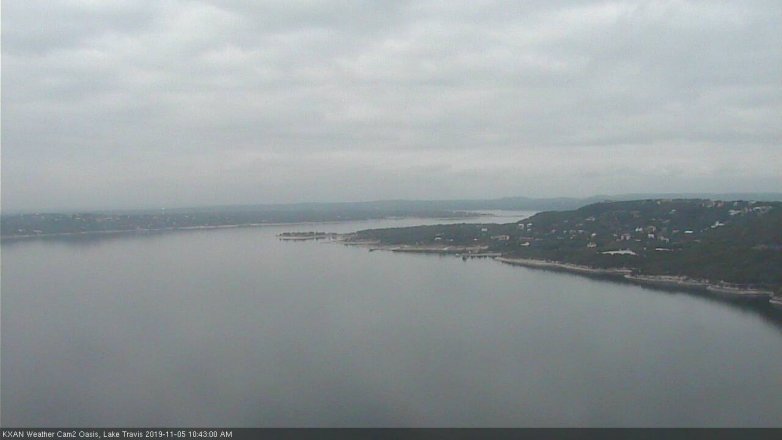 Lake Travis webcam, November 5, 2019 9:45 AM CT