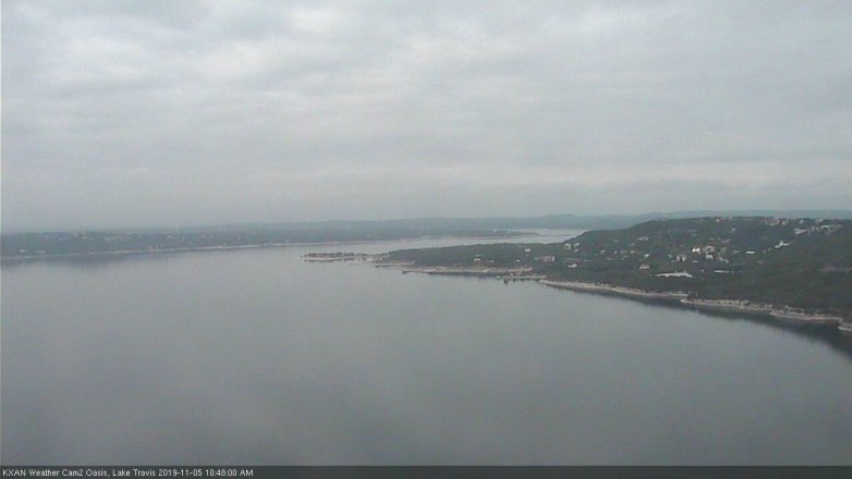 Lake Travis webcam, November 5, 2019 9:50 AM CT