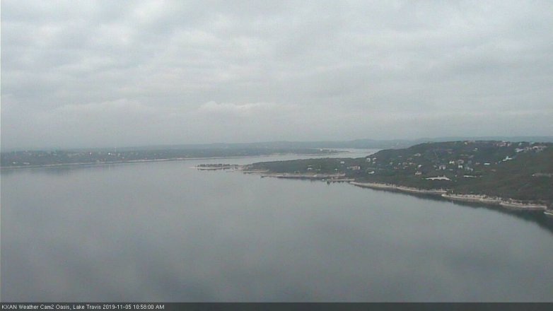 Lake Travis webcam, November 5, 2019 10:00 AM CT