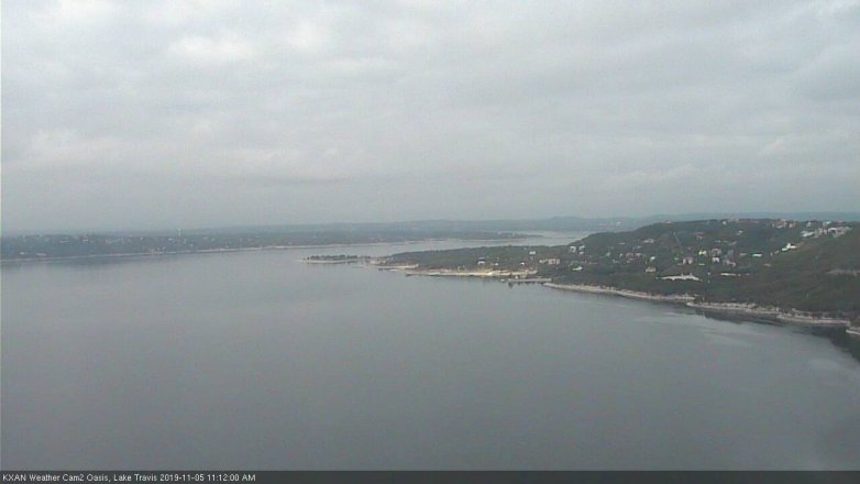 Lake Travis webcam, November 5, 2019 10:15 AM CT