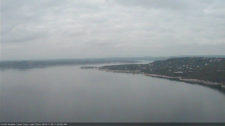 Lake Travis webcam, November 5, 2019 10:55 AM CT