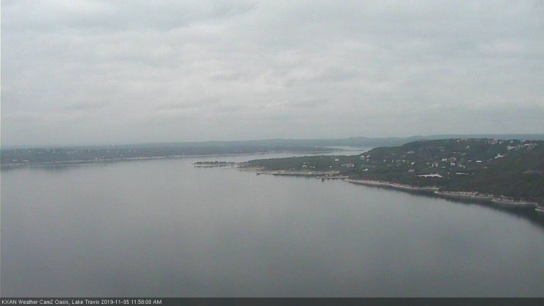 Lake Travis webcam, November 5, 2019 11:00 AM CT