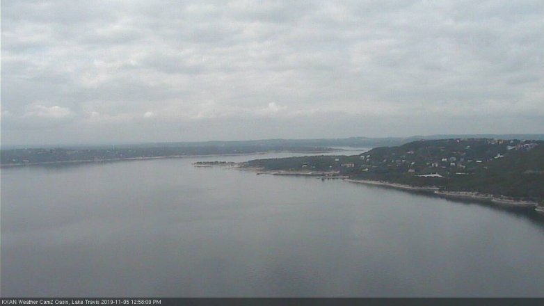 Lake Travis webcam, November 5, 2019 12:00 PM CT