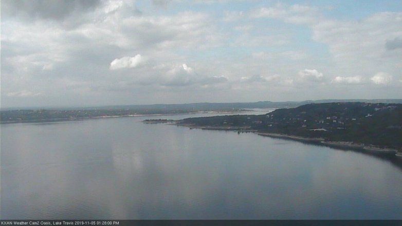 Lake Travis webcam, November 5, 2019 12:30 PM CT
