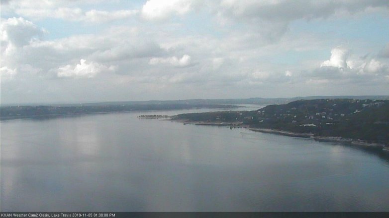 Lake Travis webcam, November 5, 2019 12:40 PM CT