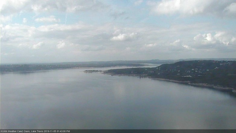 Lake Travis webcam, November 5, 2019 12:45 PM CT