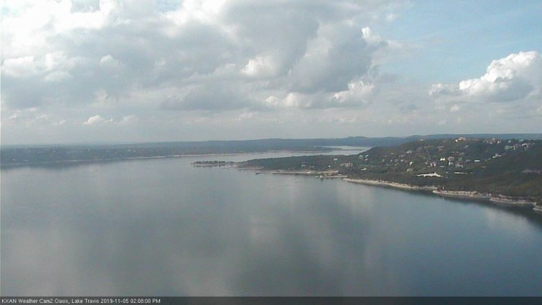 Lake Travis webcam, November 5, 2019 1:10 PM CT
