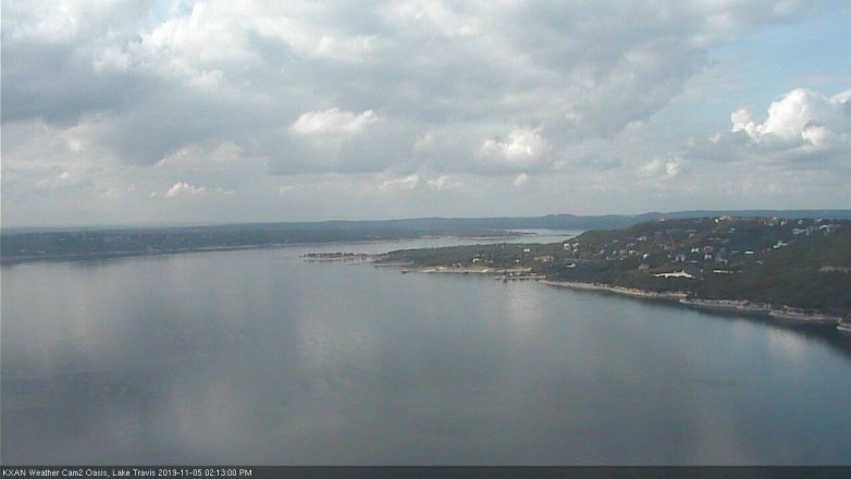 Lake Travis webcam, November 5, 2019 1:15 PM CT