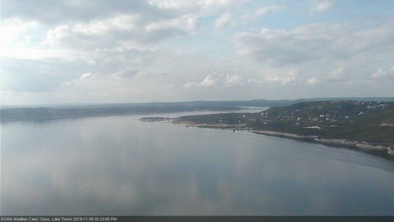 Lake Travis webcam, November 5, 2019 1:35 PM CT