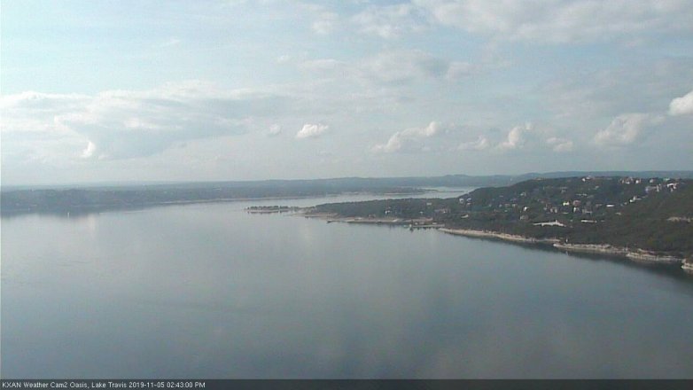 Lake Travis webcam, November 5, 2019 1:45 PM CT