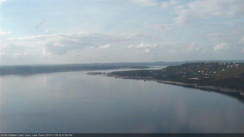Lake Travis webcam, November 5, 2019 1:50 PM CT