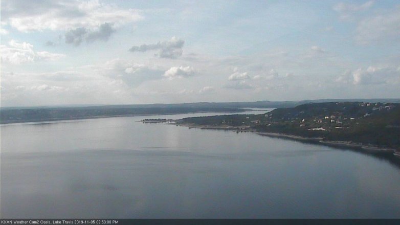 Lake Travis webcam, November 5, 2019 1:55 PM CT